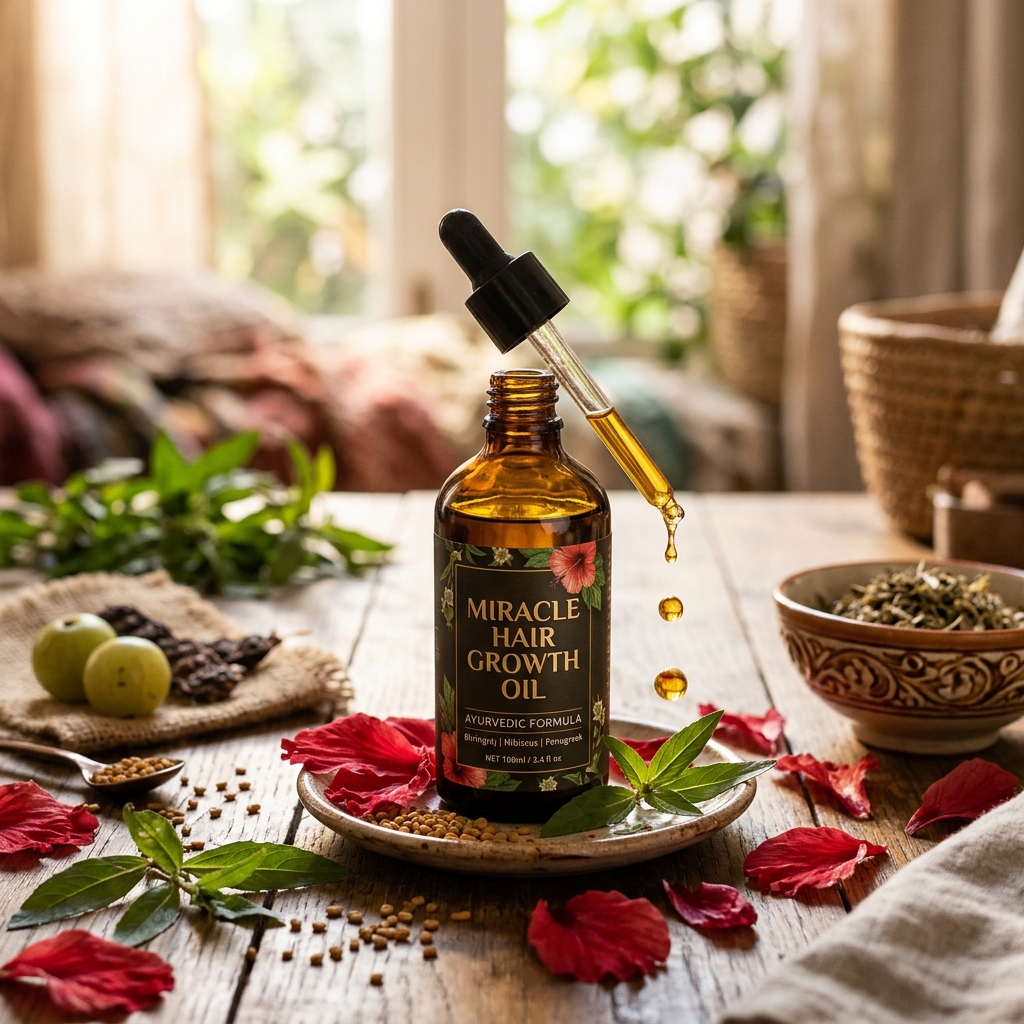 Miracle Hair growth oil ayurvedic root therapy