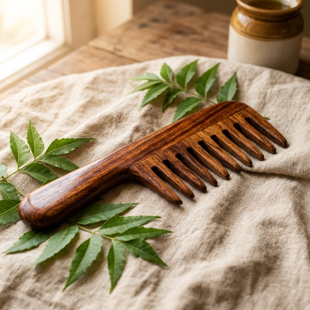 Neem Wooden Combs big size natural hair care
